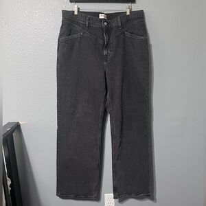 Abercrombie & Fitch Jeans 33/16R Dark Wash The 90s Relaxed Jean High Rise EUC.